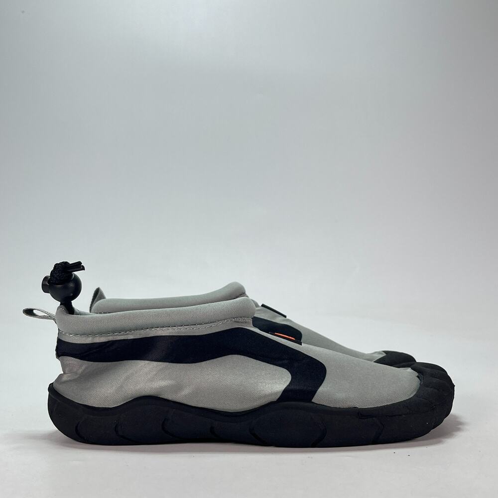 RBX Gray Black Adjustable Swim Beach Aqua Shoes Water Shoes Youth Size 3